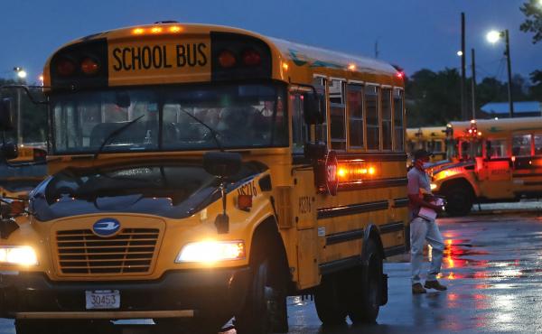 A shortage of school bus drivers for the Boston Public Schools has led to some delays this month. Gov. Charlie Baker is calling up National Guard members to help alleviate the shortage in some areas of the state. A shortage of school bus drivers for the Boston Public Schools has led to some delays this month. Gov. Charlie Baker is calling up National Guard members to help alleviate the shortage in some areas of the state.