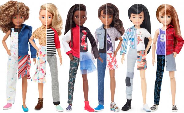 Mattel's new Creatable World dolls. Mattel's new Creatable World dolls.