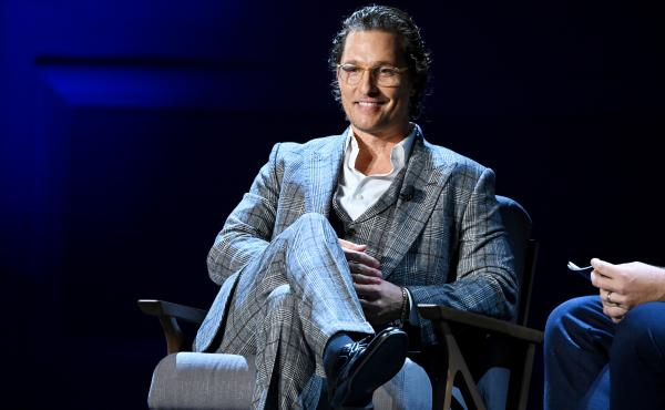 Matthew McConaughey speaks onstage at Carnegie Hall on Feb. 29, 2020 in New York City. Matthew McConaughey speaks onstage at Carnegie Hall on Feb. 29, 2020 in New York City.