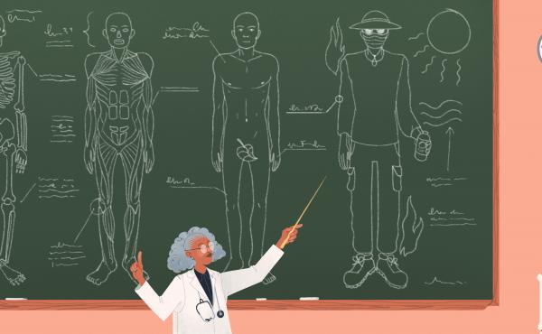 A recent push, backed by the American Medical Association, has encouraged teaching medical students about health risks tied to a warming planet. A recent push, backed by the American Medical Association, has encouraged teaching medical students about health risks tied to a warming planet.