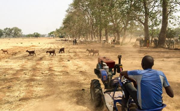 Hello Tractor's machine can plow and text. Hello Tractor's machine can plow and text.