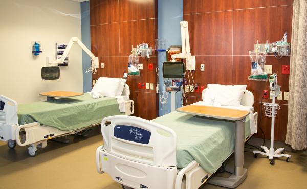 The Denver microhospital has just eight inpatient beds. The Denver microhospital has just eight inpatient beds.