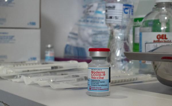 A third shot of the Moderna vaccine boosts protection across age groups, notably in older adults, the company says. A third shot of the Moderna vaccine boosts protection across age groups, notably in older adults, the company says.