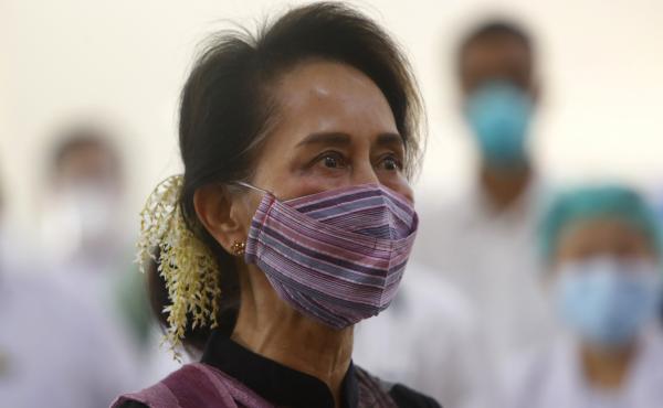 Myanmar leader Aung San Suu Kyi was detained early Monday, her party said, amid fears of a coup. Myanmar leader Aung San Suu Kyi was detained early Monday, her party said, amid fears of a coup.