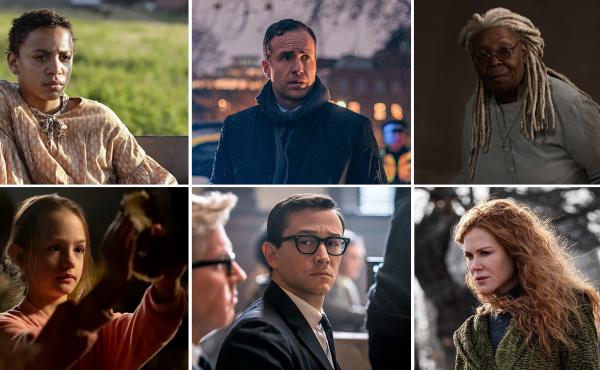(Clockwise from upper left) Joshua Caleb Johnson in The Good Lord Bird, Rafe Spall in The Salisbury Poisonings, Whoopi Goldberg in The Stand, Nicole Kidman in The Undoing, Joseph Gordon-Levitt in The Trial of the Chicago 7 and Amelie Smith in The Haunting (Clockwise from upper left) Joshua Caleb Johnson in The Good Lord Bird, Rafe Spall in The Salisbury Poisonings, Whoopi Goldberg in The Stand, Nicole Kidman in The Undoing, Joseph Gordon-Levitt in The Trial of the Chicago 7 and Amelie Smith in The Haunting