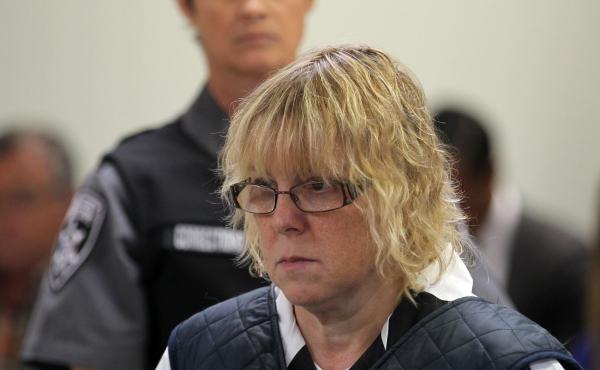 Joyce Mitchell appears in court in Plattsburgh, N.Y., on Monday. She was sentenced to 2 years and four months to 7 years in prison as part of a plea deal. Joyce Mitchell appears in court in Plattsburgh, N.Y., on Monday. She was sentenced to 2 years and four months to 7 years in prison as part of a plea deal.