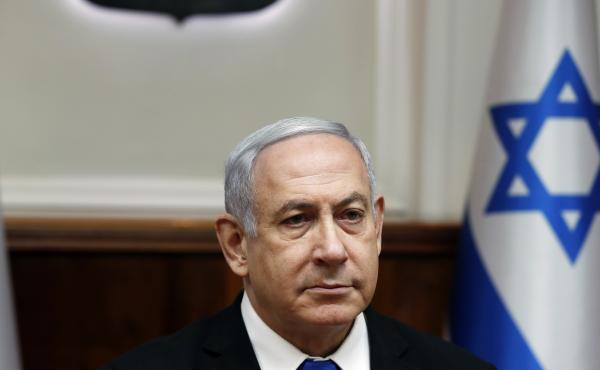 Israeli Prime Minister Benjamin Netanyahu attends the weekly Cabinet meeting in Jerusalem on Sunday. Israeli Prime Minister Benjamin Netanyahu attends the weekly Cabinet meeting in Jerusalem on Sunday.