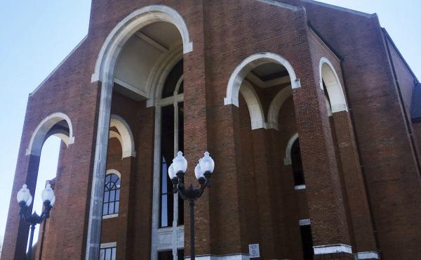 The sanctuary at Briarwood Presbyterian Church, in Birmingham, Ala. Alabama Gov. Kay Ivey has signed legislation permitting the church to hire its own police force. The sanctuary at Briarwood Presbyterian Church, in Birmingham, Ala. Alabama Gov. Kay Ivey has signed legislation permitting the church to hire its own police force.