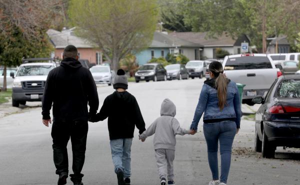 Christian (left) and his wife Monze (right) were laid off from restaurant jobs in mid-March and not qualified to receive unemployment because they are undocumented immigrants. Christian (left) and his wife Monze (right) were laid off from restaurant jobs in mid-March and not qualified to receive unemployment because they are undocumented immigrants.