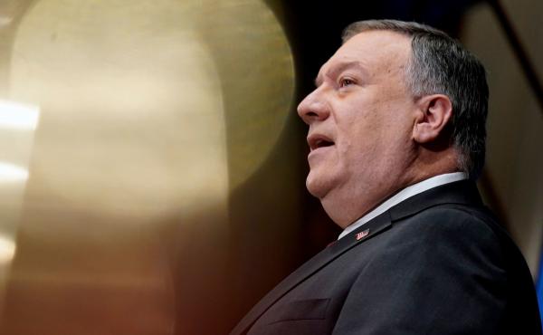US Secretary of State Mike Pompeo earlier this week in Washington, D.C. US Secretary of State Mike Pompeo earlier this week in Washington, D.C.