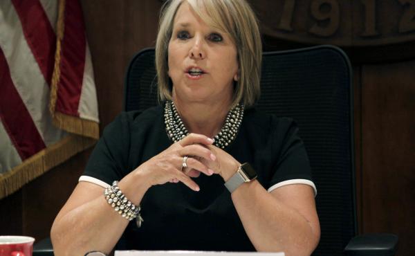 New Mexico Gov. Michelle Lujan Grisham announced a plan on Wednesday to provide free tuition in all of the state's 29 public colleges and universities. The proposal still needs the approval of the state legislature. New Mexico Gov. Michelle Lujan Grisham announced a plan on Wednesday to provide free tuition in all of the state's 29 public colleges and universities. The proposal still needs the approval of the state legislature.