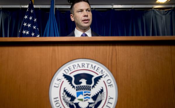 Acting Homeland Security Secretary Kevin McAleenan says a new rule allowing indefinite detention of migrant families with children will "improve the integrity of the immigration system." Acting Homeland Security Secretary Kevin McAleenan says a new rule allowing indefinite detention of migrant families with children will "improve the integrity of the immigration system."