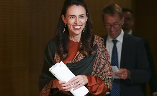 New Zealand Prime Minister Jacinda Ardern, pictured on Wednesday, announced on Thursday that the country's schools will offer free period products starting later this year. New Zealand Prime Minister Jacinda Ardern, pictured on Wednesday, announced on Thursday that the country's schools will offer free period products starting later this year.