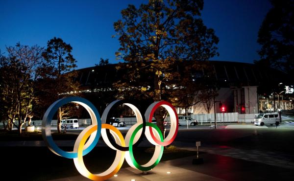 The Olympic rings displayed outside the National Stadium, a venue for the 2020 Olympic Games, in Tokyo last year. The Games have been delayed until 2021 because of the coronavirus. The Olympic rings displayed outside the National Stadium, a venue for the 2020 Olympic Games, in Tokyo last year. The Games have been delayed until 2021 because of the coronavirus.