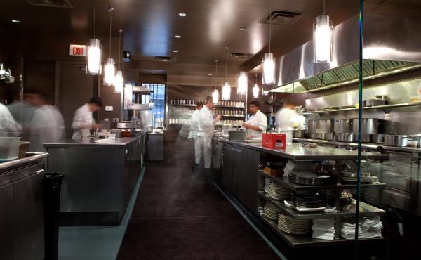 A peek inside the kitchen of Next, an early adopter of the ticket system that's replacing reservations at some restaurants. A peek inside the kitchen of Next, an early adopter of the ticket system that's replacing reservations at some restaurants.