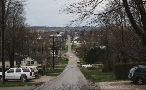 McArthur, the county seat of Vinton County, Ohio, shown on April. 3, 2018. The county prosecutor says the pandemic has put additional strain on children who have parents addicted to drugs. McArthur, the county seat of Vinton County, Ohio, shown on April. 3, 2018. The county prosecutor says the pandemic has put additional strain on children who have parents addicted to drugs.