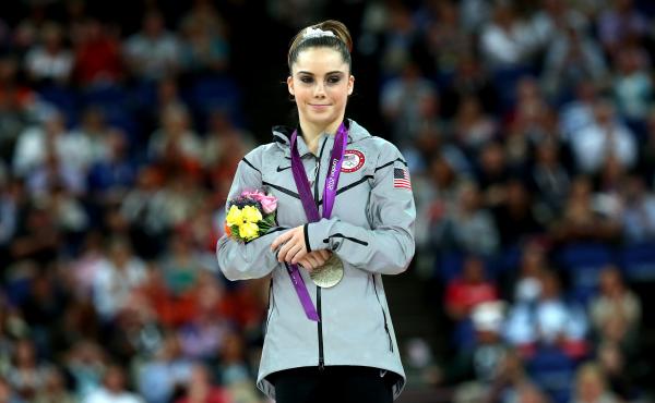 McKayla Maroney stands on the podium at the 2012 Olympic Games in London. She says a team doctor molested her for years, including during the Olympics. McKayla Maroney stands on the podium at the 2012 Olympic Games in London. She says a team doctor molested her for years, including during the Olympics.