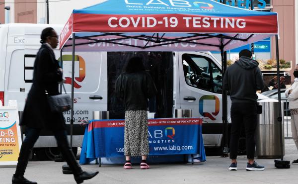 The omicron variant, though much more contagious than the delta strain, is still prevalent in the U.S. but is less likely than delta to cause long COVID, according to a new study. The omicron variant, though much more contagious than the delta strain, is still prevalent in the U.S. but is less likely than delta to cause long COVID, according to a new study.