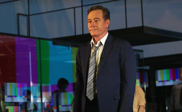 Bryan Cranston takes his opening night curtain call in the Broadway version of Network. Bryan Cranston takes his opening night curtain call in the Broadway version of Network.