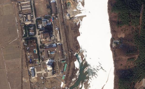 Satellite image of the Yongbyon Nuclear Research Center in North Korea, taken on Feb. 19 Satellite image of the Yongbyon Nuclear Research Center in North Korea, taken on Feb. 19