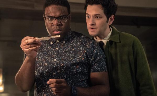 Sam Richardson and Ben Schwartz play best buddies in the comedic murder mystery The Afterparty. Sam Richardson and Ben Schwartz play best buddies in the comedic murder mystery The Afterparty.