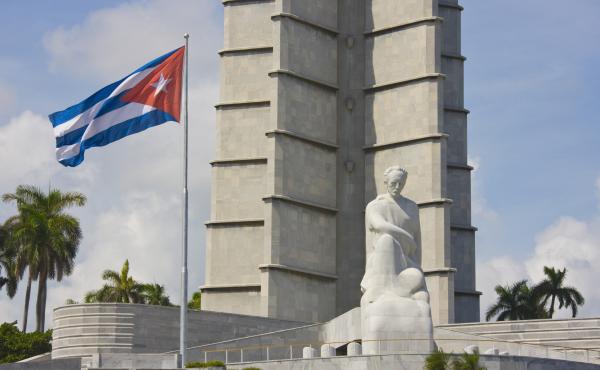 Memorial to poet José Martí in Old Havana Memorial to poet José Martí in Old Havana