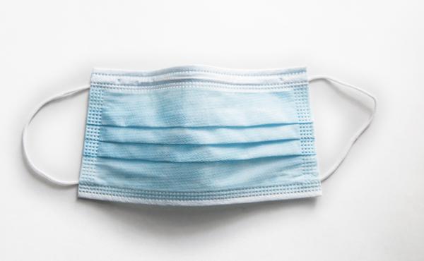 Surgical mask on white background Surgical mask on white background