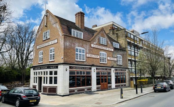 Developers knocked down the Carlton Tavern in Maida Vale, London, in 2015 with plans to put up luxury apartments in its place. Community activists filed suit and the developer was forced to rebuild the pub brick for brick. Developers knocked down the Carlton Tavern in Maida Vale, London, in 2015 with plans to put up luxury apartments in its place. Community activists filed suit and the developer was forced to rebuild the pub brick for brick.