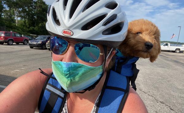 Taco has kept Devin Green busy and her anxiety at bay. "I'm consumed with him more than the worries in my mind." Taco has kept Devin Green busy and her anxiety at bay. "I'm consumed with him more than the worries in my mind."