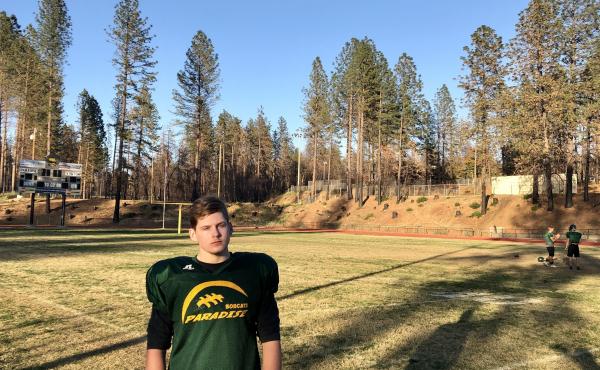 Kasten Ortiz plays right tackle on the offense, and says he's glad this football season has helped boost the community's sense of pride. Kasten Ortiz plays right tackle on the offense, and says he's glad this football season has helped boost the community's sense of pride.