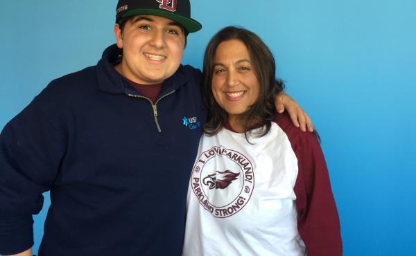 Gabe Glassman is a sophomore at Marjory Stoneman Douglas High School in Parkland, Fla. After the deadly shooting in February, he and his mother, Lisa, have become active in the gun control debate. Gabe Glassman is a sophomore at Marjory Stoneman Douglas High School in Parkland, Fla. After the deadly shooting in February, he and his mother, Lisa, have become active in the gun control debate.