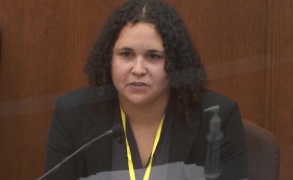 Breahna Giles, a forensic scientist with the Minnesota Bureau of Criminal Apprehension testified on Wednesday in the murder trial of former police officer Derek Chauvin in the death of George Floyd. Breahna Giles, a forensic scientist with the Minnesota Bureau of Criminal Apprehension testified on Wednesday in the murder trial of former police officer Derek Chauvin in the death of George Floyd.
