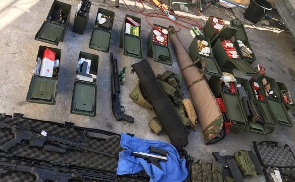Authorities in Southern California seized a stockpile of high-powered firearms, ammunition and tactical gear from the property of Rodolfo Montoya, who authorities say had been planning a mass shooting because of a dispute involving his work's human resour Authorities in Southern California seized a stockpile of high-powered firearms, ammunition and tactical gear from the property of Rodolfo Montoya, who authorities say had been planning a mass shooting because of a dispute involving his work's human resour