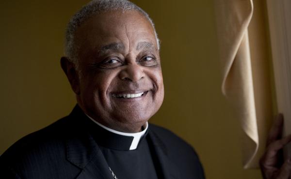 In this 2019 file photo, Washington D.C. Archbishop Wilton Gregory poses for a portrait following mass at St. Augustine Church in Washington. Pope Francis has named Gregory among 13 new cardinals. In this 2019 file photo, Washington D.C. Archbishop Wilton Gregory poses for a portrait following mass at St. Augustine Church in Washington. Pope Francis has named Gregory among 13 new cardinals.