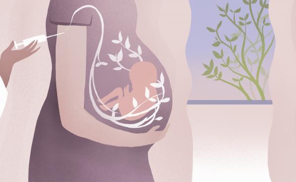 A vaccine given during pregnancy protects the baby against whooping cough, but only about 50 percent of pregnant women get it. A vaccine given during pregnancy protects the baby against whooping cough, but only about 50 percent of pregnant women get it.