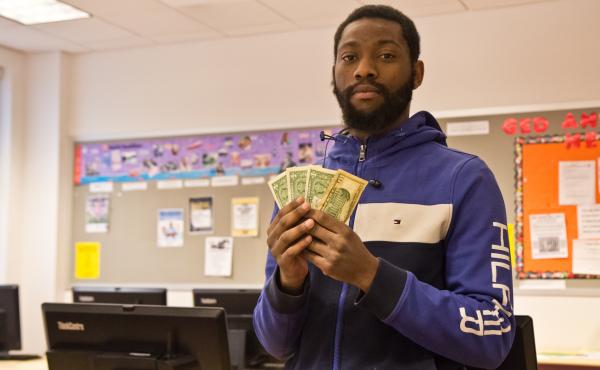 Philadelphia just became the first large city in the nation to ban cashless businesses in the city, in part to protect people like Dwight Tindal, a construction worker who doesn't have a bank or credit card. Philadelphia just became the first large city in the nation to ban cashless businesses in the city, in part to protect people like Dwight Tindal, a construction worker who doesn't have a bank or credit card.