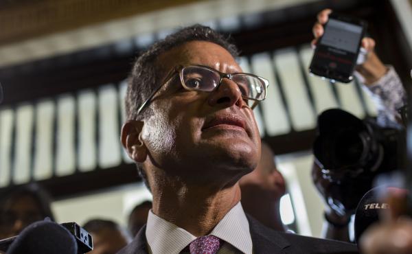 Appointed Secretary of State Pedro Pierluisi Urrutia arrives to the Senate, in San Juan, Puerto Rico, on Thursday. Appointed Secretary of State Pedro Pierluisi Urrutia arrives to the Senate, in San Juan, Puerto Rico, on Thursday.