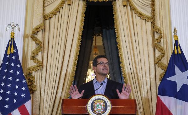 Pedro Pierluisi, sworn in as Puerto Rico's governor last week, was ordered by the island's Supreme Court to resign as governor, despite his swearing-in last Friday. Pedro Pierluisi, sworn in as Puerto Rico's governor last week, was ordered by the island's Supreme Court to resign as governor, despite his swearing-in last Friday.