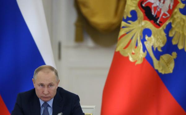 Russian President Vladimir Putin speaks during the State Council's meeting at Grand Kremlin Palace on Dec. 26 in Moscow. Russian President Vladimir Putin speaks during the State Council's meeting at Grand Kremlin Palace on Dec. 26 in Moscow.