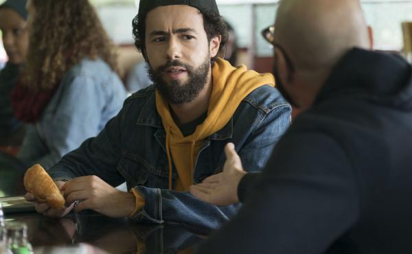 In Ramy, comedian Ramy Youssef plays a character based on his own experiences growing up as a Muslim and first-generation American in New Jersey. In Ramy, comedian Ramy Youssef plays a character based on his own experiences growing up as a Muslim and first-generation American in New Jersey.