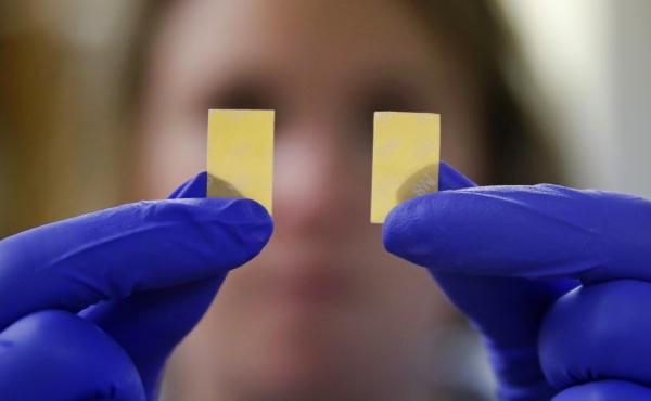 Suboxone Film strips dissolve when placed under the tongue and are used to treat patients suffering from opioid dependency. The medication is made by Indivior, which was spun off from U.K.-based Reckitt Benckiser in 2014. Suboxone Film strips dissolve when placed under the tongue and are used to treat patients suffering from opioid dependency. The medication is made by Indivior, which was spun off from U.K.-based Reckitt Benckiser in 2014.