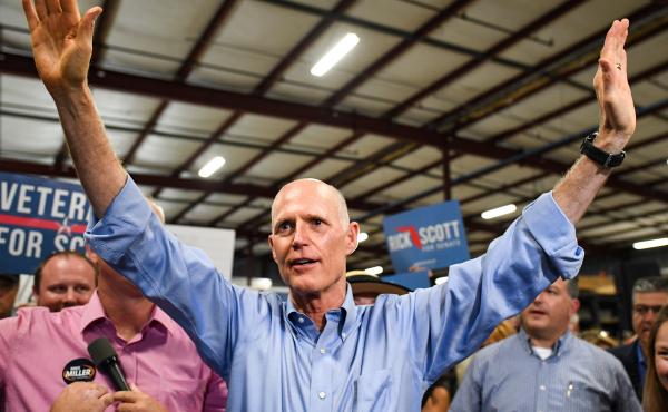 Even before the recounts were done, Gov. Rick Scott attended freshman orientation this past week at the Capitol. Scott is seen here at a rally in Orlando on Nov. 2. Even before the recounts were done, Gov. Rick Scott attended freshman orientation this past week at the Capitol. Scott is seen here at a rally in Orlando on Nov. 2.