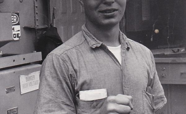 Earl Borges in the late '60s in the missile launch room of the USS Stoddard. Borges served as a petty officer in the U.S. Navy during the Vietnam War. Earl Borges in the late '60s in the missile launch room of the USS Stoddard. Borges served as a petty officer in the U.S. Navy during the Vietnam War.