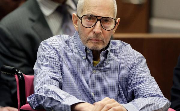 Robert Durst sits in a courtroom in Los Angeles in December 2016. He faces trial in the slaying of his close friend and confidant, Susan Berman 20 years ago. Opening arguments in the case are expected to start on Wednesday. Robert Durst sits in a courtroom in Los Angeles in December 2016. He faces trial in the slaying of his close friend and confidant, Susan Berman 20 years ago. Opening arguments in the case are expected to start on Wednesday.