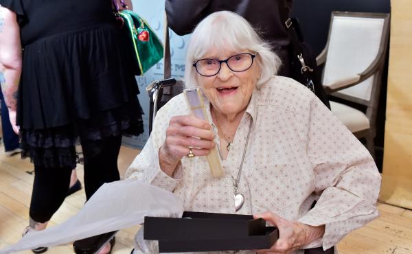 Ruthie Tompson at a screening at the 2018 TCM Classic Film Festival on April 28, 2018 in Hollywood, California. The legendary Disney animator passed away on Sunday at the age of 111. Ruthie Tompson at a screening at the 2018 TCM Classic Film Festival on April 28, 2018 in Hollywood, California. The legendary Disney animator passed away on Sunday at the age of 111.