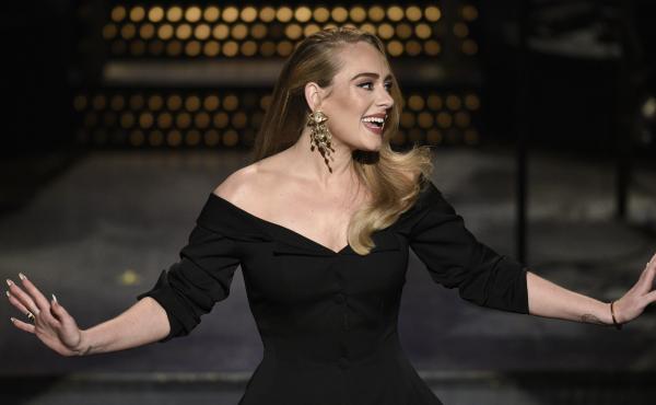 Host Adele during the Saturday Night Live monologue on Saturday, Oct. 24, 2020. Host Adele during the Saturday Night Live monologue on Saturday, Oct. 24, 2020.