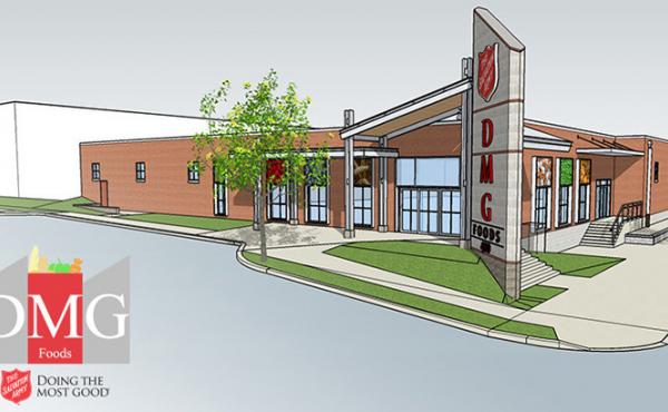 DMG Foods, the Salvation Army's first supermarket, offers discount groceries to nutritional assistance beneficiaries and anyone else who walks through the door. DMG Foods, the Salvation Army's first supermarket, offers discount groceries to nutritional assistance beneficiaries and anyone else who walks through the door.