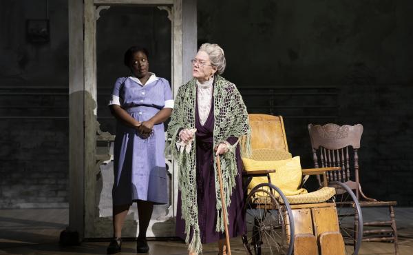 Dorcas Sowunmi and Mary Badham on the national tour of To Kill A Mockingbird. Dorcas Sowunmi and Mary Badham on the national tour of To Kill A Mockingbird.