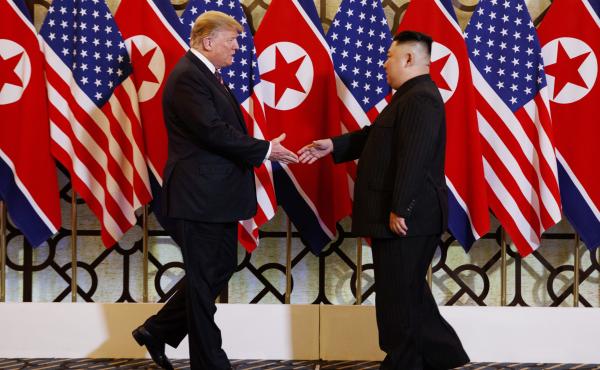 President Trump meets North Korean leader Kim Jong Un on Wednesday as their second summit begins in Hanoi. President Trump meets North Korean leader Kim Jong Un on Wednesday as their second summit begins in Hanoi.