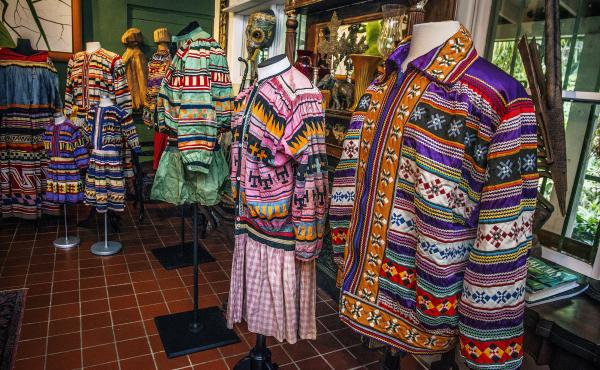 Vintage Seminole patchwork on display at the home of Patsy West, in Fort Lauderdale, Fla. Vintage Seminole patchwork on display at the home of Patsy West, in Fort Lauderdale, Fla.